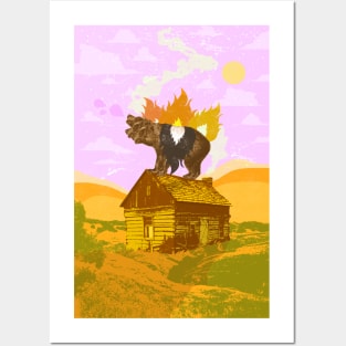 BEAR CABIN Posters and Art